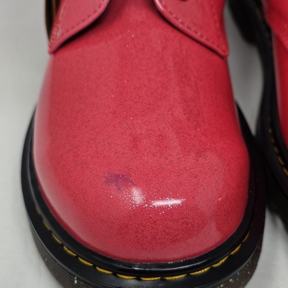 Dr. Martens 31405 Gradient Glitter Lace-up Zipper Boots Womens Size 7 Pink New - Picture 10 of 13